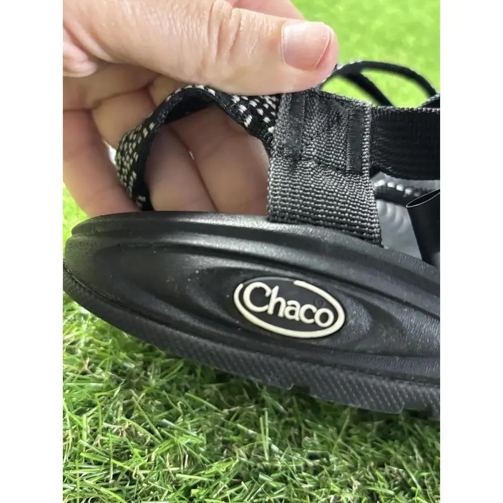 Chacos Womens 11 Black Strappy Outdoor‎ Sandals with Textured Footbed